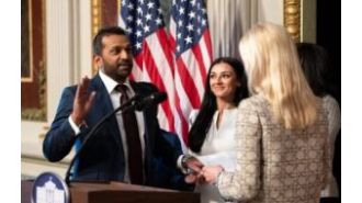 Kash Patel's swearing-in with Bhagavad Gita receives positive reactions on social media.