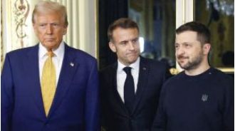 Macron and Sunak travel to Washington to convince Trump about providing aid to Ukraine.