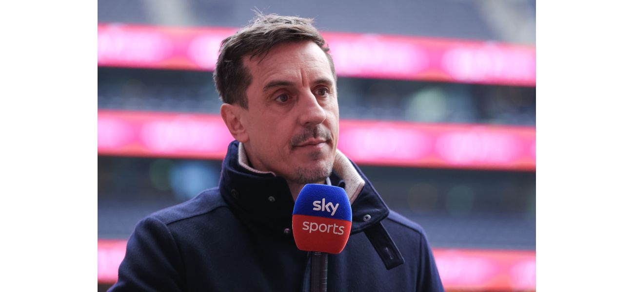 Gary Neville forecasts top five teams in the Premier League standings.