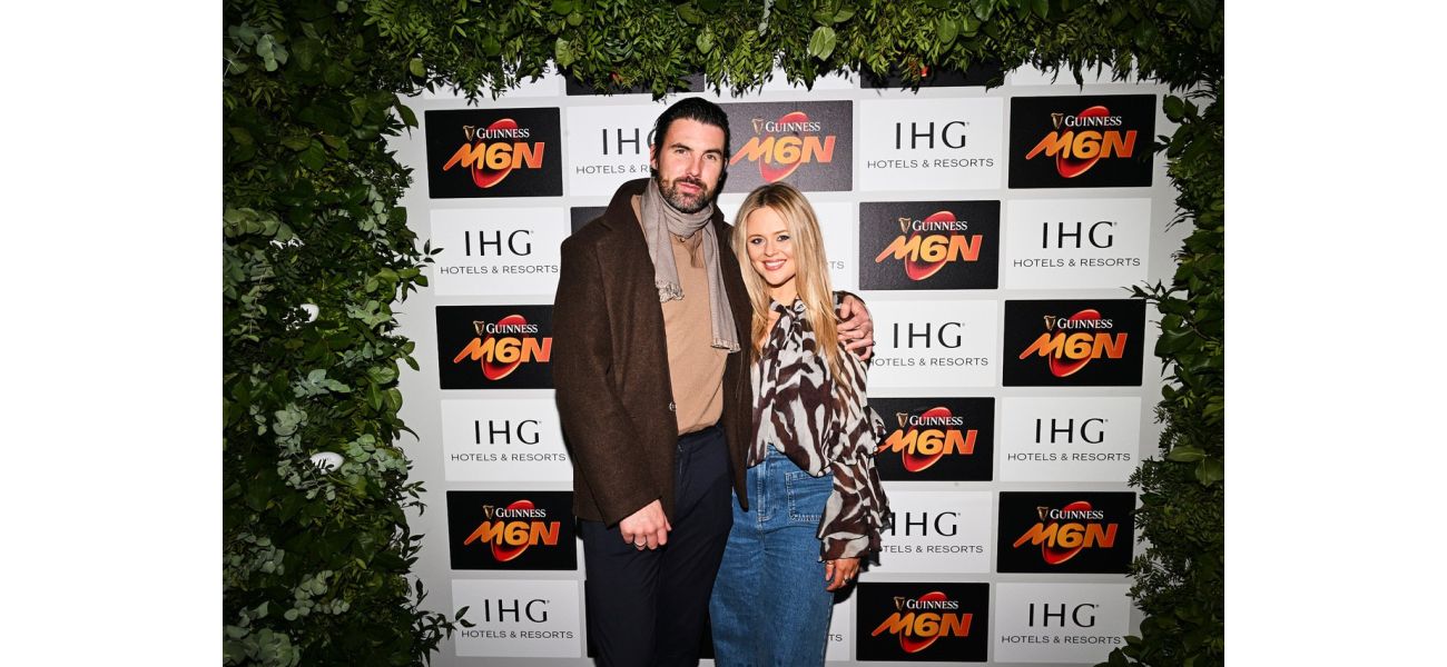 Emily Atack and her boyfriend were spotted out without children, which rarely happens for the couple.