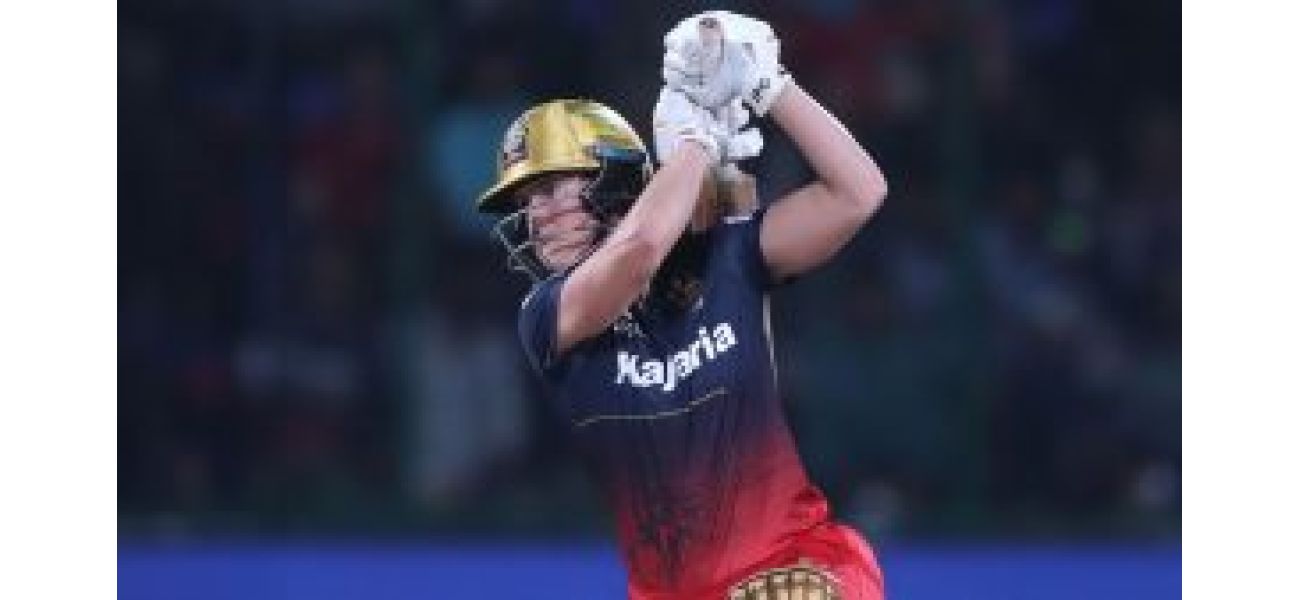 RCB used Perry's undefeated 90 runs to achieve a score of 180/6 against UPW in WPL.