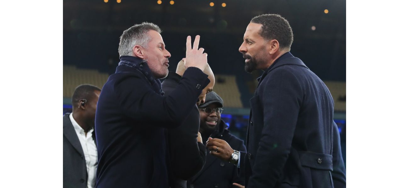 Jamie Carragher calls Rio Ferdinand a 