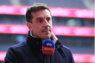 Gary Neville forecasts top five teams in the Premier League standings.