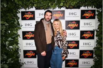 Emily Atack and her boyfriend were spotted out without children, which rarely happens for the couple.