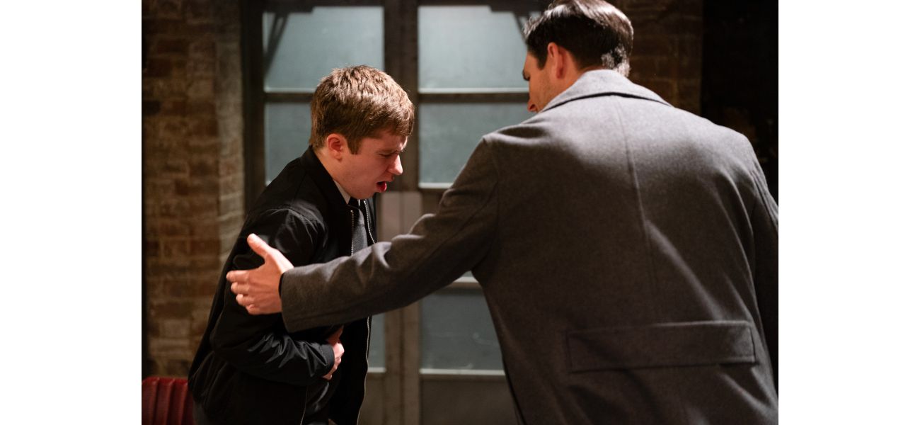 EastEnders character Mitchell taken to hospital due to severe bleeding.