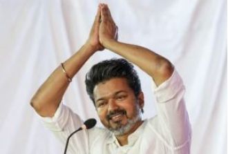Vijay, an actor, starts a campaign called #GetOut to protest against the ruling DMK government and the central government.