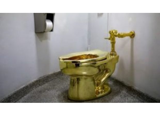 Blenheim Palace's 18-carat gold toilet was stolen in a daring heist.
