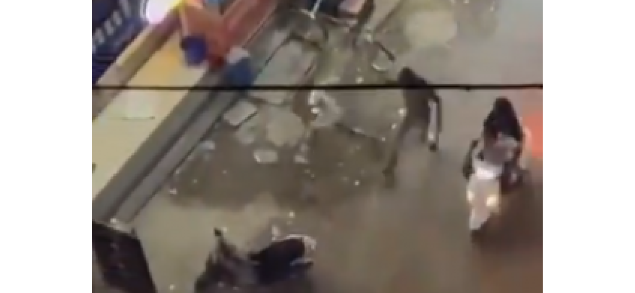 Viral video captures police violently dealing with vandals, showcasing swift justice.