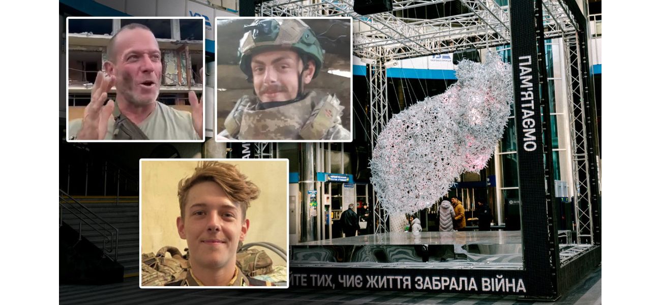 British soldiers honored in Ukraine for dying on the front lines fighting against Russia.