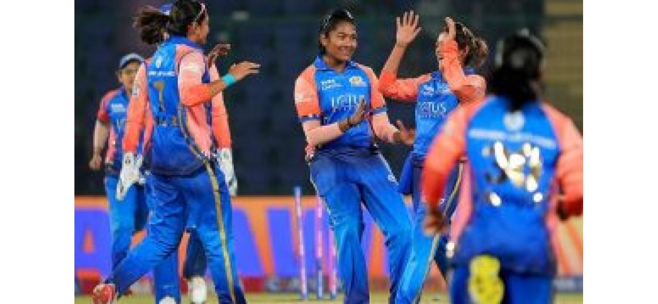 MI's Sciver-Brunt duo lead the way as they easily defeat UPW by 8 wickets.