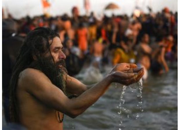 Millions of devotees participate in the holy dip at Maha Kumbh Mela as the event comes to an end.
