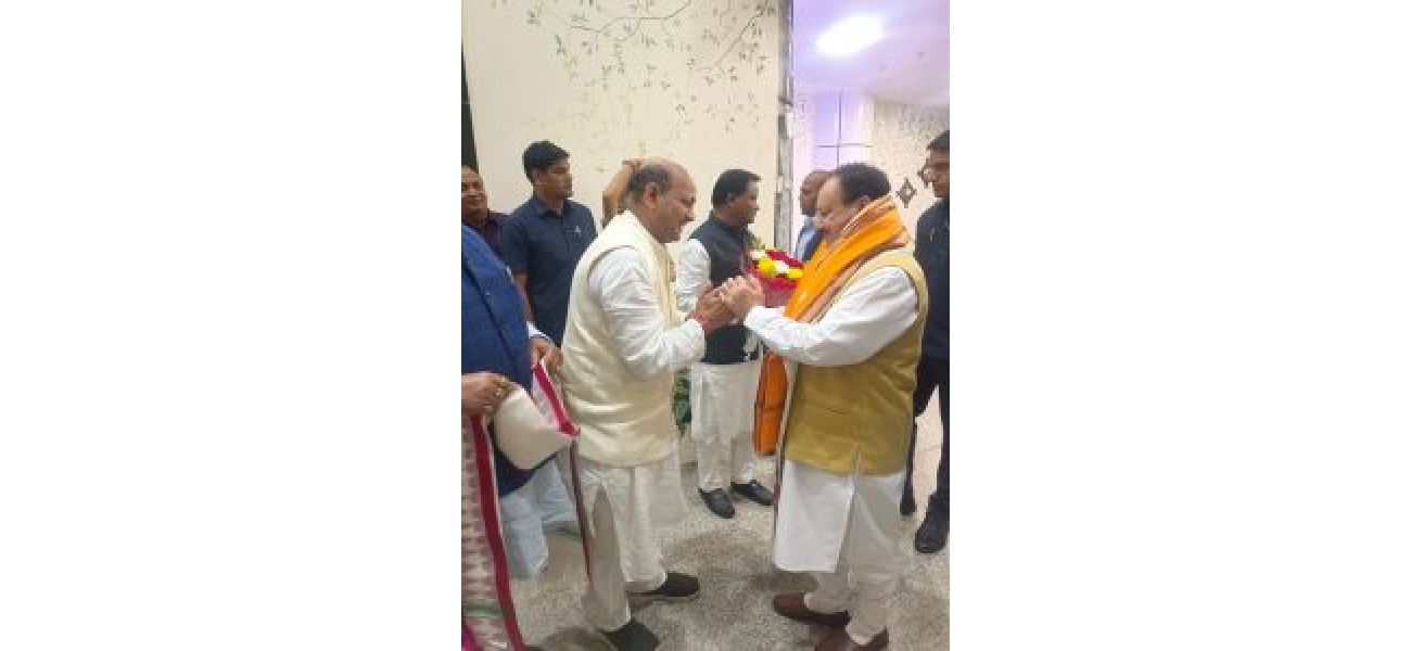 Nadda starts 2-day trip to Odisha, will participate in NHM function.
