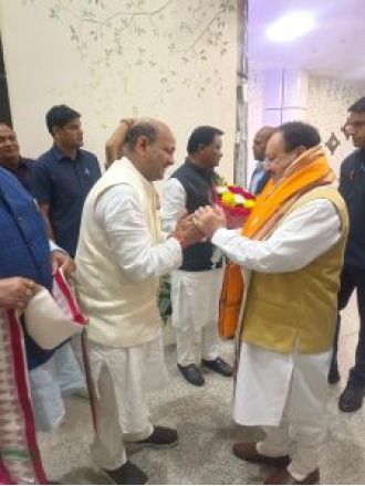 Nadda starts 2-day trip to Odisha, will participate in NHM function.