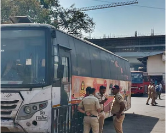 Police in Pune are offering a reward of Rs1lakh and using drones to search for the accused in the bus rape case.