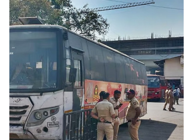 Police in Pune are offering a reward of Rs1lakh and using drones to search for the accused in the bus rape case.