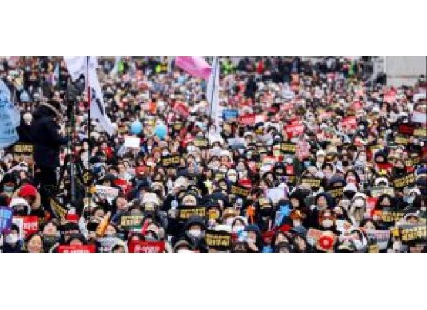 South Korea prepares for large demonstrations in response to Yoon's removal from office.