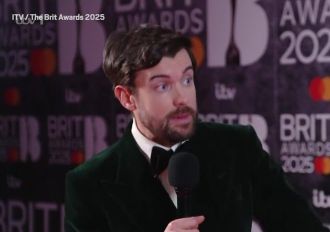 Comedian Jack Whitehall embarrassed by his parents for stripping on stage at Brit Awards, following example of Kanye West and Bianca Censori.