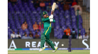 South Africa defeats England by 7 wickets in Champions Trophy with Van der Dus and Klaasen scoring fifties.