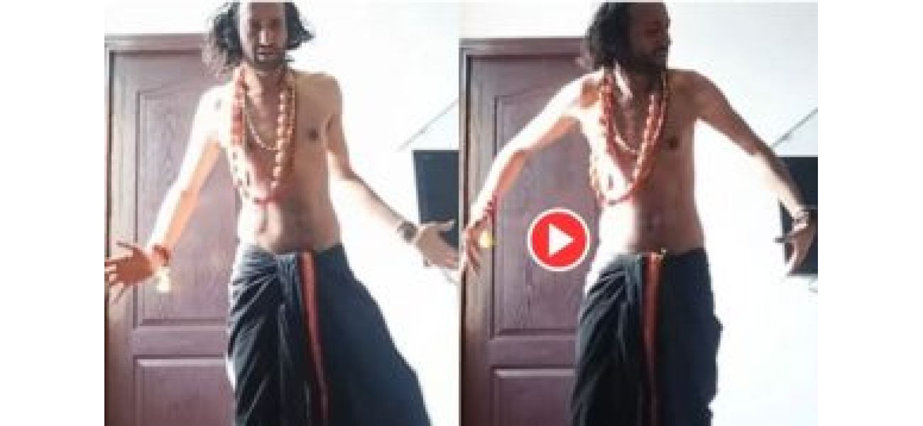 Viral video of IIT baba's 'Tandav' dance after news debate is shocking, watch it now.