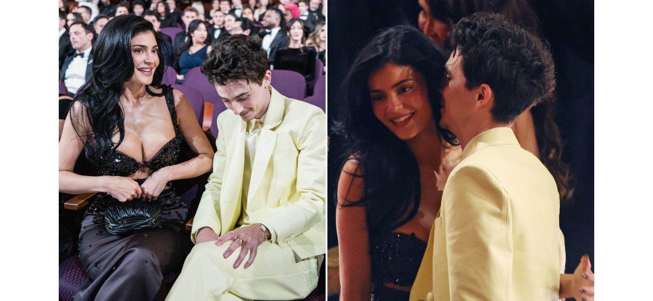 Kylie Jenner shows her support for Timothee Chalamet at the Oscars after missing the SAG Awards.