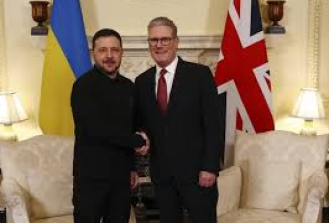 British PM shows support for Zelenskyy after rough Oval Office meeting.