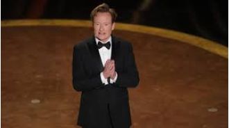 Conan O'Brien greets Indian viewers in Hindi at Oscars 2025 with 'Namaskar'.