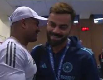 Virat Kohli receives 
