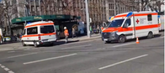 Fatal accident in Germany's Mannheim after car crashes into crowd, killing two people.