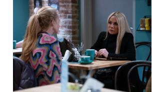 The truth about Sharon's secret on EastEnders is revealed and causes chaos.