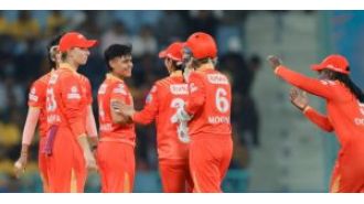 Gujarat Giants dominate UP Warriorz with an 81-run victory in WPL.