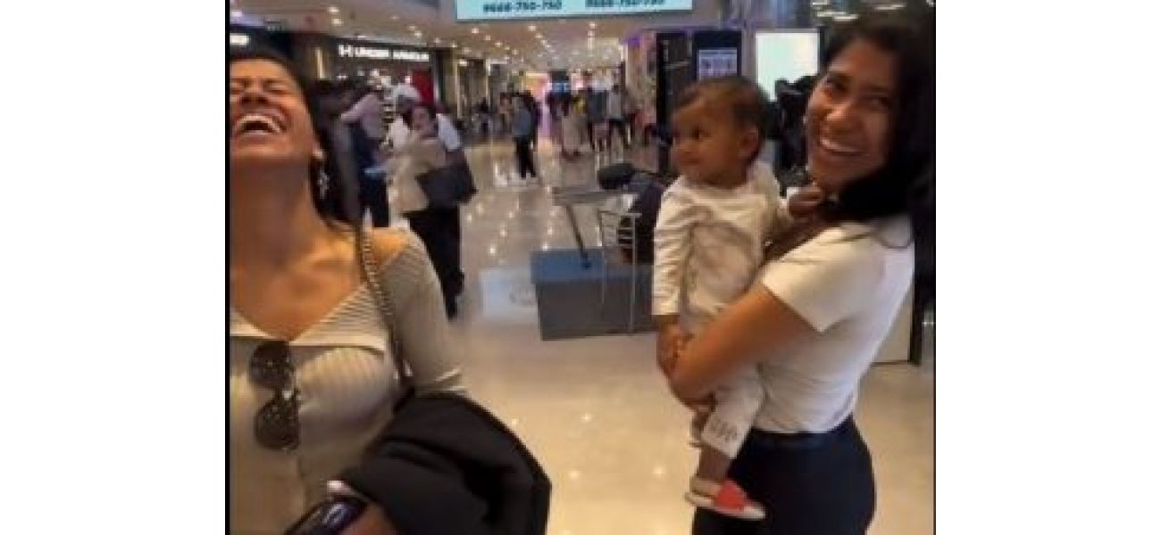 A toddler mistakes his mother's twin for his actual mother during their first encounter, captured in a heartwarming viral video.