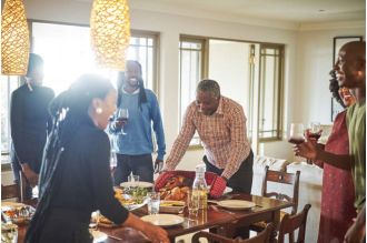 Harvard graduate constructs large property to accommodate relatives.