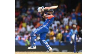 In the semi-final of the Champions Trophy, India has reached 150 for 3 after 30 overs while chasing a target of 265.