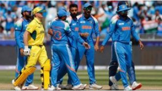 India gave Australia a target of 265 runs in the Championship Trophy semifinal after Australia batted first.