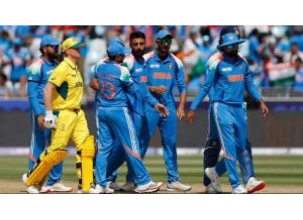 India gave Australia a target of 265 runs in the Championship Trophy semifinal after Australia batted first.