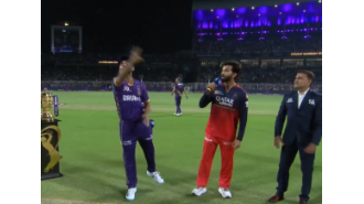 RCB chooses to bowl against KKR in opening IPL 2025 game after winning toss.