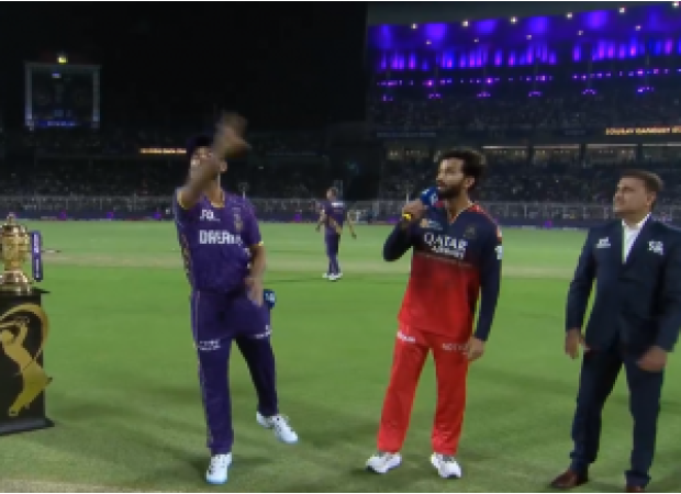 RCB chooses to bowl against KKR in opening IPL 2025 game after winning toss.