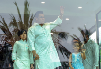 Salman Khan wishes his fans a happy Eid.