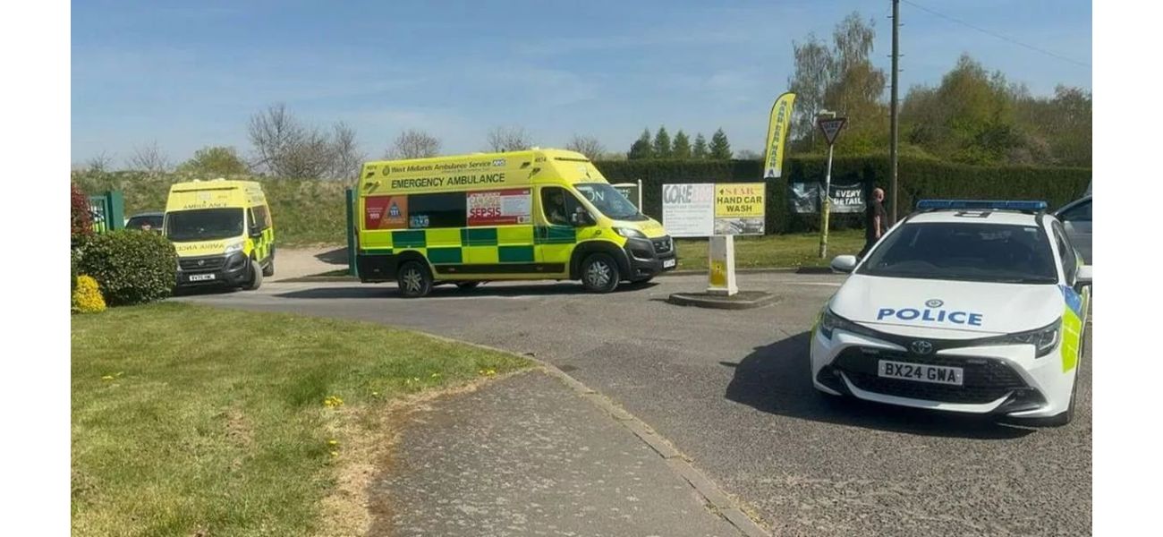 Police are blocking off Aston Wood Golf Club due to a reported collision and calls for assistance.