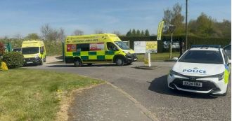 Police are blocking off Aston Wood Golf Club due to a reported collision and calls for assistance.