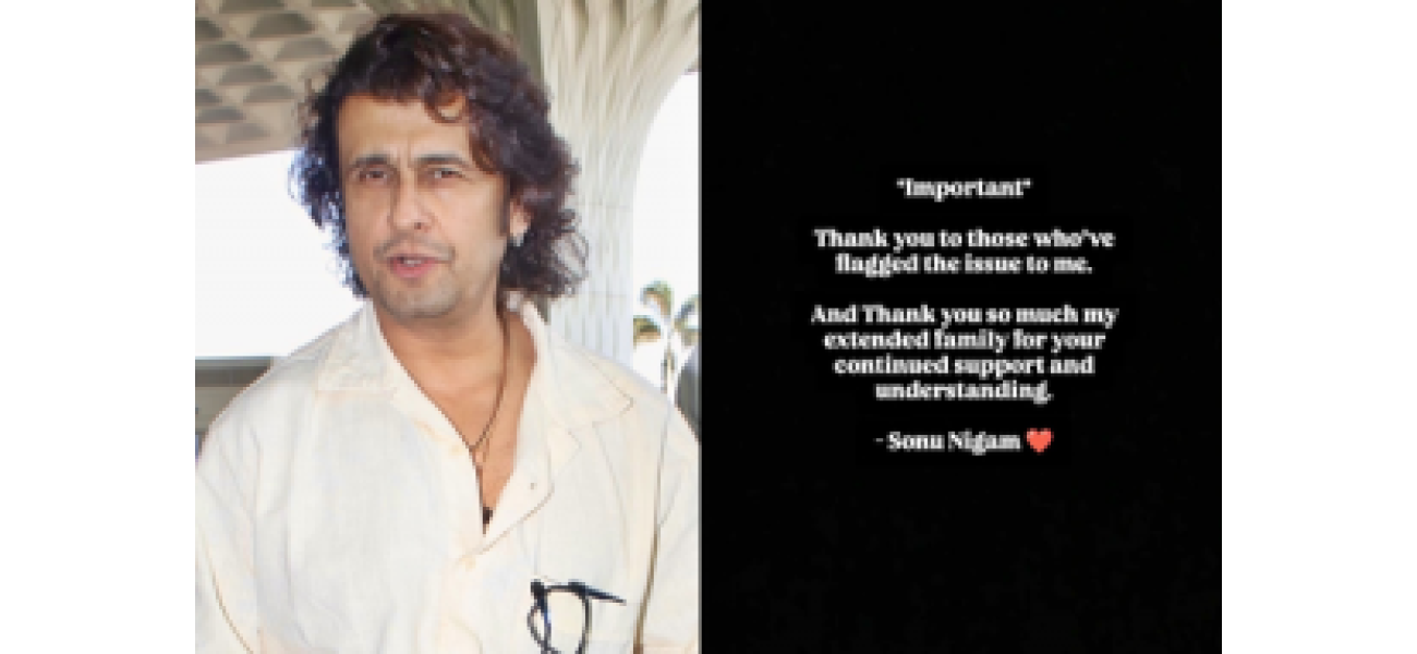 Sonu Nigam advises followers to report and block fake accounts.