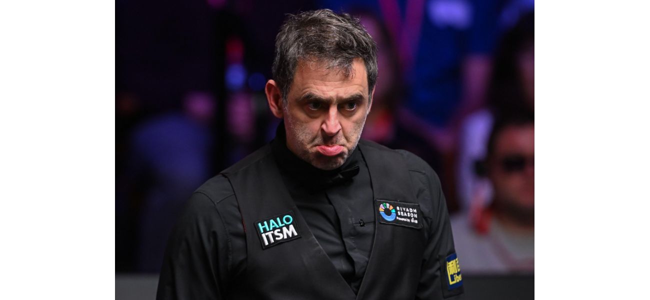 O'Sullivan warned he erred in not winning any frames against Zhao Xintong in a session.