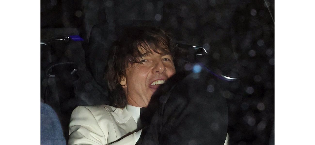 Tom Cruise kept Ana de Armas out of sight as they left David Beckham's 50th birthday party.