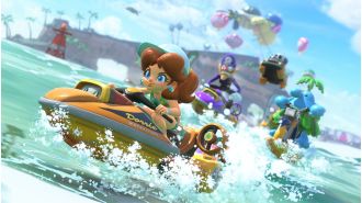 When is the planned release date for the Mario Kart World DLC?