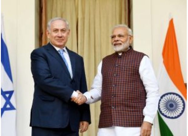 Netanyahu talks with Modi and other global leaders.