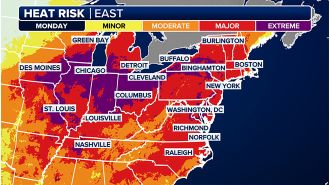 Heat dome to shatter US temperature records per map