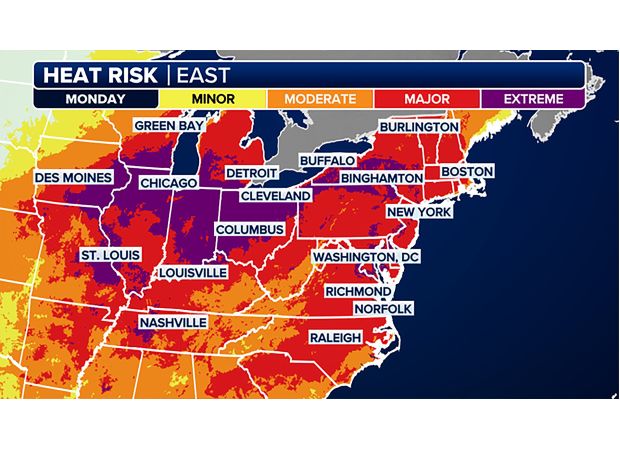 Heat dome to shatter US temperature records per map