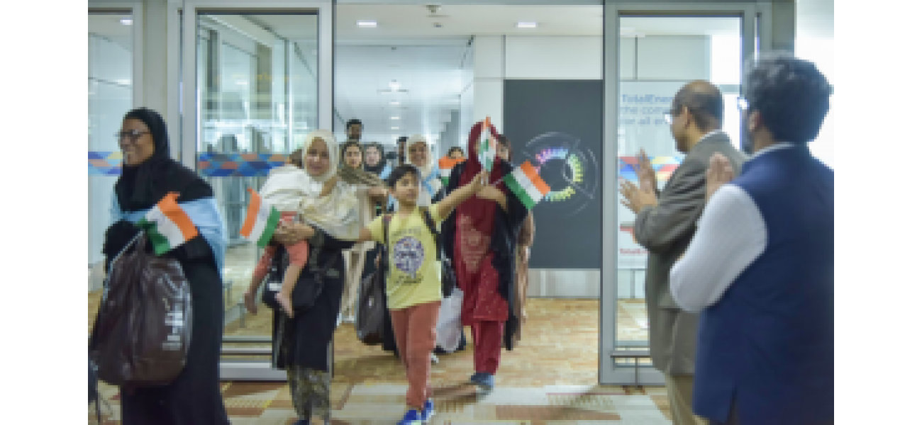 A flight with 311 Indians from Iran landed in Delhi, bringing the total number of evacuees to over 1,400.