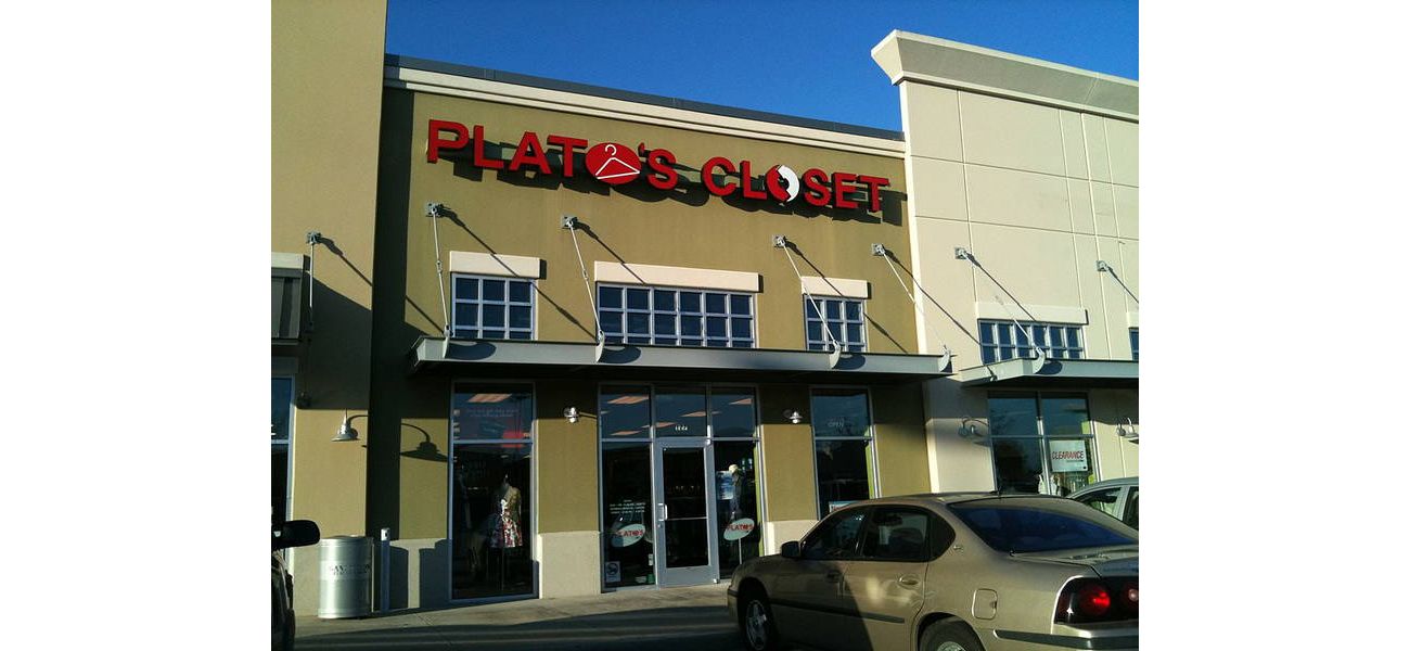 DeKalb County's Plato's Closet eviction causes frenzy for high-end fashion items.