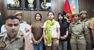 Four people, including three women, were arrested in Sambhal, UP for creating and sharing inappropriate videos on social media.